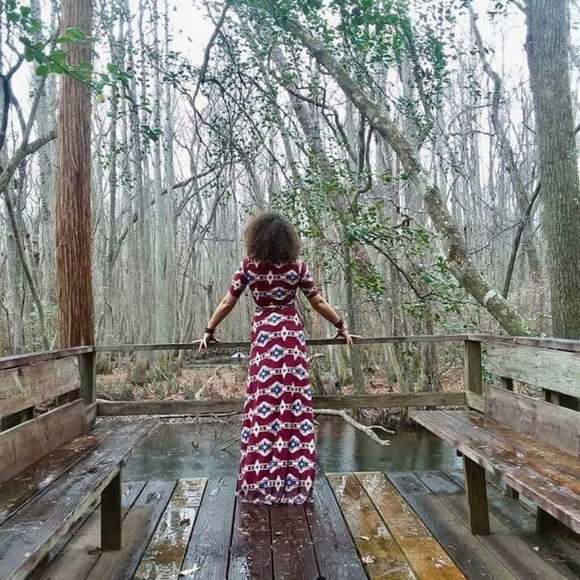 Agnes & Dora Austen Dress, aztec - Picture 3 of 3